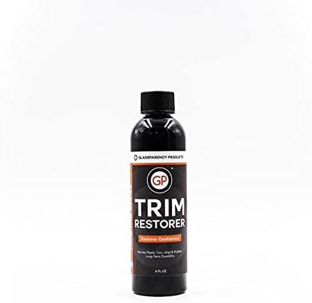 GlassParency Trim Restorer (4 oz.) Restore & Protect Dull and Faded Exterior Plastic, Rubber, and Vinyl Trim Back to Black