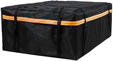 lyrlody Cubic Car Rooftop Cargo Carrier, Roof Bag for All Top of Vehicle, Storage Bag, Luggage Storage Cube for Travel Camping (M)