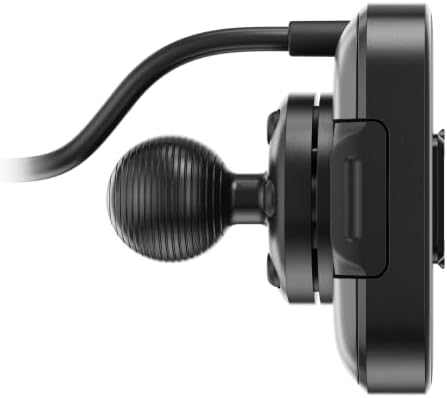 Peak Design Mobile Ball Mount Adapter, Locking, Qi2 Charging, SlimLink Mounting Technology, Push Button Release, Works with 20mm Ball-and-Socket Phone Mount for Car, Truck, Motorcycle, Boat and More