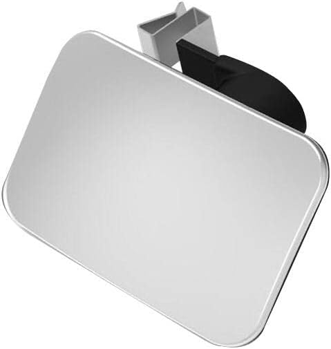 Convex Glass Blind Spot Mirror for Cars – 360° Adjustable Anti-Theft Side Mirror with Reusable Gel Pad & Cleaning Cloth, Universal Fit for All Vehicles (Used in the car)