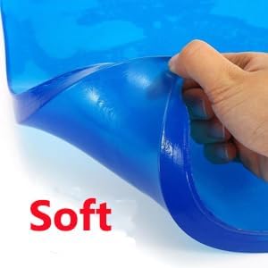 Motorcycle Seat Gel Pad Car Driver/Passenger Seat Cushion Shock Absorption Mat Comfort Soft DIY Seat Pad Cooling Office Chair Seat Cushion Accessories (30 x30 x 2cm)