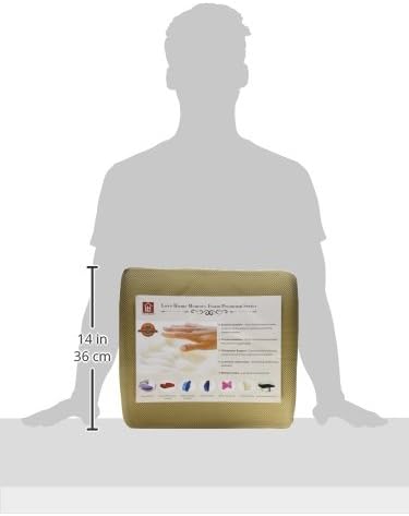 Lumbar Pillow for Chair and Car, Back Support for Office, Memory Foam Cushion with Mesh Cover - Beige