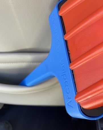 Vacuum Detail Attachment Tool | All-in-One Deepcleaning Crevice Cleaner/ Ice Scraper | The Best Car Accessories & Essentials | Wet & Dry Car Detailing Kit | Truck, Auto, & RV Cleaning Supplies (Blue)