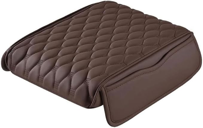 Car Center Console Cover for Acura RDX 2007-2019 2020 2021 2022 2023 2024 2025,Arm Rest Lid Cushion Protector Multifunctional Armrest Cushion Pad Interior Accessories,Brown