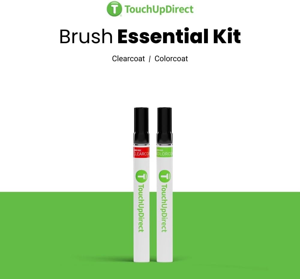 TouchUpDirect 8R5 Blue Mirage Metallic Compatible with Toyota Exact Match Touch Up Paint Brush - Essential Kit