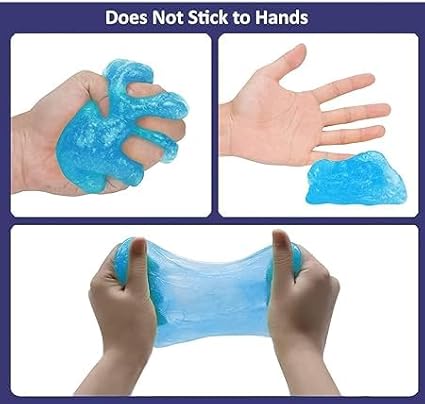 Universal Car Cleaning Gel, Reusable Detailing Car Crevice Cleaner, Auto Car Air Vent Interior Detail Remover Gel | Putty Cleaning Keyboard, PC, Camera Cleaner