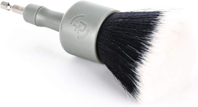 Detail Factory - Large Domed Drill Brush - Soft Bristle Drill Brush Attachment for Curved Surfaces & Car Detailing