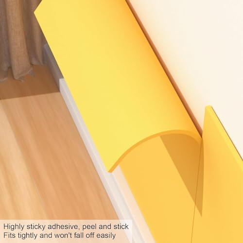 Heavy-Duty Self-Adhesive Garage Wall Protectors | Rubber Foam Studio & Gym Wall Guards | 39.3x39.3in (100x100cm) for Superior Impact Protection