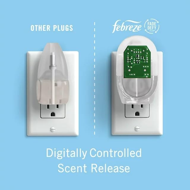 Febreze Plug Air Freshener Refills, Limited Edition Fresh-Harvest Pumpkin Scent, (2 Count, 1.75 Oz)