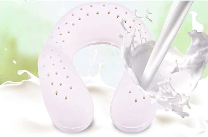 Travel Neck Pillow Sleep Kit - Natural Latex Travel Pillow, U-Shaped Travel Neck Pillow Aircraft Head Pillow Neck nap Neck Pillow car car Sleep Pillow Neck Support Pain Relief