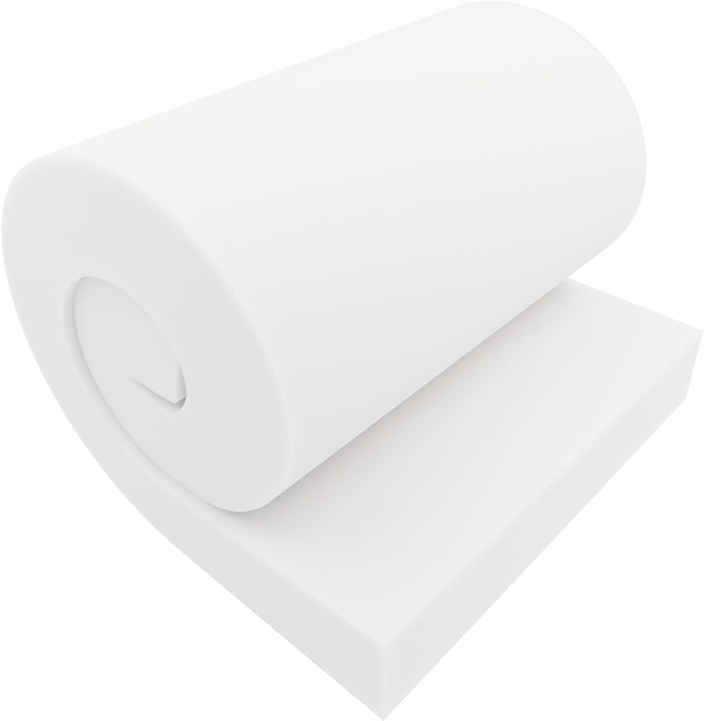 GoTo Foam 6" Height x 24" Width x 72" Length 36ILD (Semi-Firm) Upholstery Cushion Made in USA