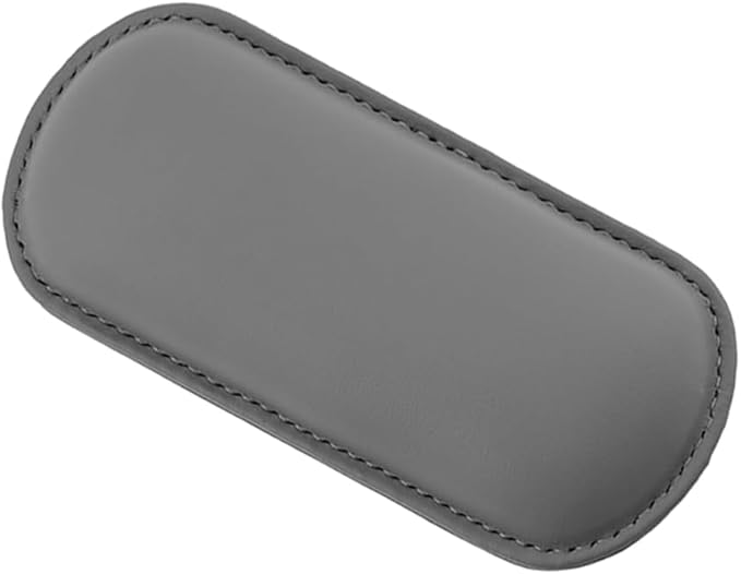 Car Center Console Knee Leg Elbow Cushion Pad, Soft Leather Door Armrest Foot Care Thigh Support Comfort Pillow, Auto Interior Accessories for Knee Pain Relief (Gray)