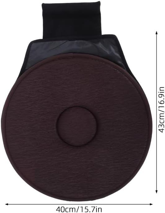 OUNONA 360 Rotating Car Seat Cushion 16.92X15.74X1.18In Degree Swivel Seat Pad Lightweight Breathable Cushion for Elderly Pregnant Women Home Office Travel
