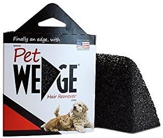 Pet Wedge® Hair Remover 4 Pack- Plus Four MRT® Pet Dish Scrubbers (Bonus Pack)