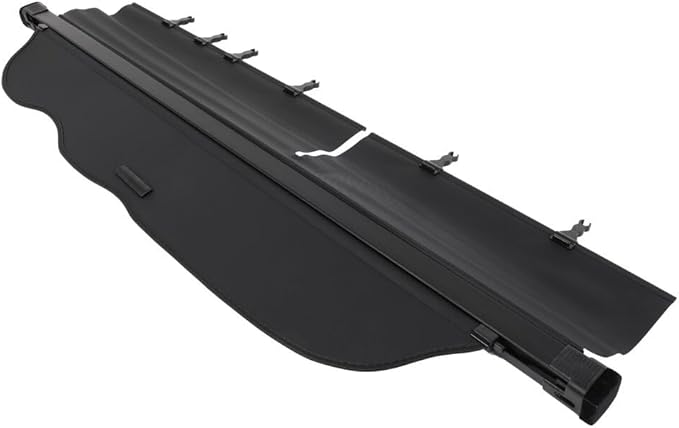 Cargo Cover for 2015-2019 Fit for Toyota Land Cruiser Prado FJ150 5 Seats 5.7L Retractable Rear Trunk Cargo Shade Luggage Security Cover Shielding Waterproof