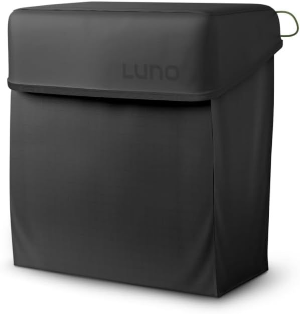 LUNO Magnetic Shoe Bag – Outdoor Car Camping Shoe Storage with Quick-Dry Mesh & Strong Magnetic Mount | Water-Resistant Boot Bag & Gear Organizer for Van Life, Adventures & Wet Gear (Black)