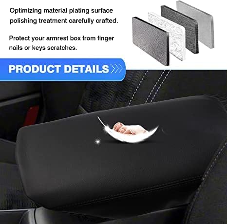 Autorder Center Console Cover for 2023 2024 2025 Kia Sportage Accessories Armrest Cover Anti-Scratch Middle Console Pad Leather Armrest Protector