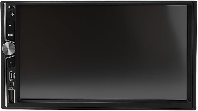 Double Din Car Stereo with Wireless Apple CarPlay & Android Auto 7" IPS Screen, Car Play Radio Audio, 240W, Bluetooth, AHD Backup Camera, USB-C Fast Charging, 16-Band EQ, SWC, MirrorLink