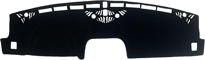 Custom Fit Dashboard Black Center Console Cover Dash Mat Protector Sunshield Cover Compatible with Ford Maverick 2022 2023 2024 2025