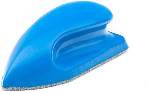 The Rag Company - Leather & Vinyl Interior Scrub Brush, Deep Cleaning Ergonomic Design, Blue