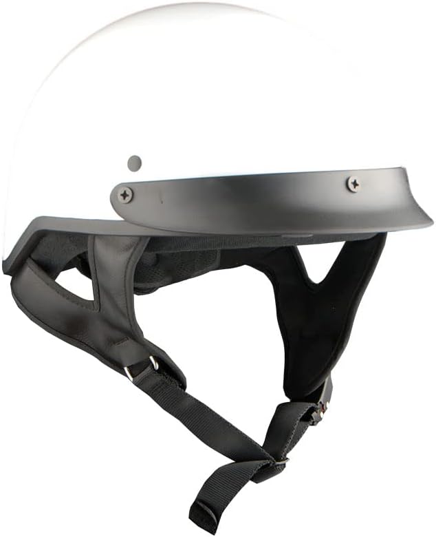 1Storm Motorcycle Half Face Helmet Mopeds Scooter Pilot with Retractable Inner Smoked Visor