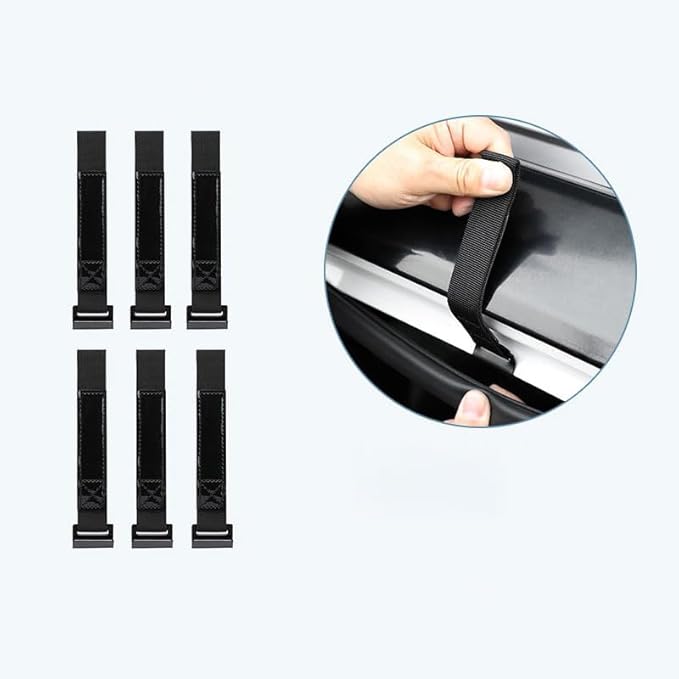 Garvee Foldable Waterproof Car Roof Storage Bag, SUV Truck Rooftop Cargo Carrier with Lock & 6 Straps, 41x35x18 Inch Heavy Duty Luggage Carrier for Travel
