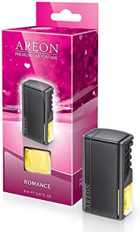 AREON ACP07 Car Perfume Luxury and Elegant 0.27 oz Vent Clip Car Air Freshener, Romance Scent (Pack of 6)