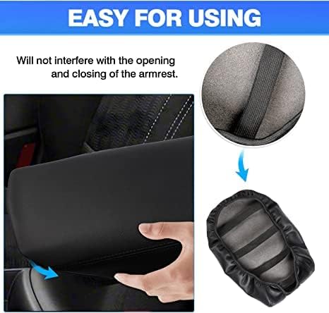 Autorder Center Console Cover for 2023 2024 2025 Kia Sportage Accessories Armrest Cover Anti-Scratch Middle Console Pad Leather Armrest Protector