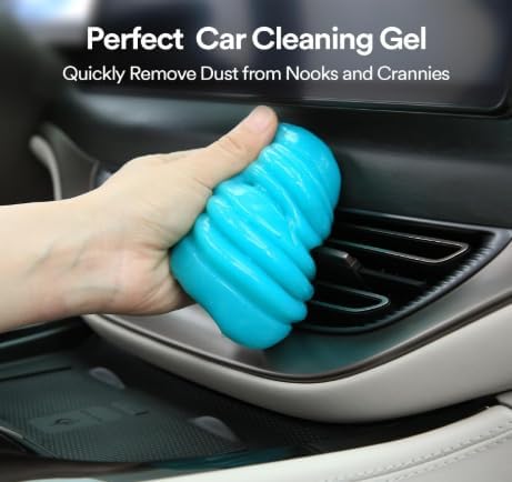 SOLASTA Car Cleaning Gel Car Putty Car Cleaning Kit Car Interior Cleaner Slime Car Cleaning Supplies Auto Detailing Tools Car Accessories Car Gifts for Women Men Keyboard Cleaner (Blue)