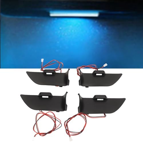 SUNGOOYUE Car LED Light Inner Door Handle Ambient Lighting Kit 2020 2021 2022 2023 2024 Easy Install Accessories, Blue‌