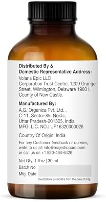 Majestic Pure Essential Oil with Glass Dropper - 100% Pure and Natural - Essential Oils for Diffuser, Aromatherapy, Soap and Candle Making, Helichrysum Essential Oil, Helichrysum Oil, 1 Fl Oz
