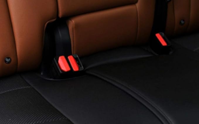 1 Pack Scalable (Adjustable Length (49-55'') Back Seat Cover Car Seat Cover Seat Protector Rear Seat Bottom Cover Fits 90% of car - for Seat Bottom Only (Black - Rear seat)
