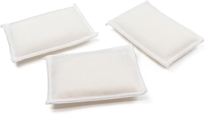 Autofiber Scrub Ninja Max, Interior Scrubbing Sponge - Pack of 3 (White)