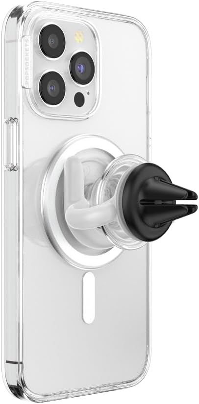 PopSockets Car Phone Mount, Vent Mount, White - White
