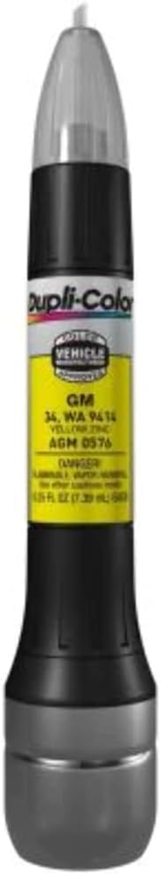 Dupli-Color AGM0576 Scratch Fix All-In-1 Exact-Match Automotive Touch-Up Paint – General Motors Yellow – 0.25 oz. Paint Pen