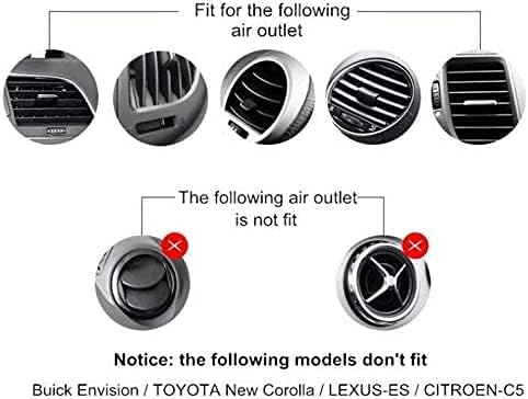 Automatic Clamping Cell Phone Mount Holder for Car Air Vent | Wireless & Fast Charging | Infrared Smart Sensors | Compatible with Qi Devices, iPhone 8/Samsung S6 or Later Models (Black, 10W)