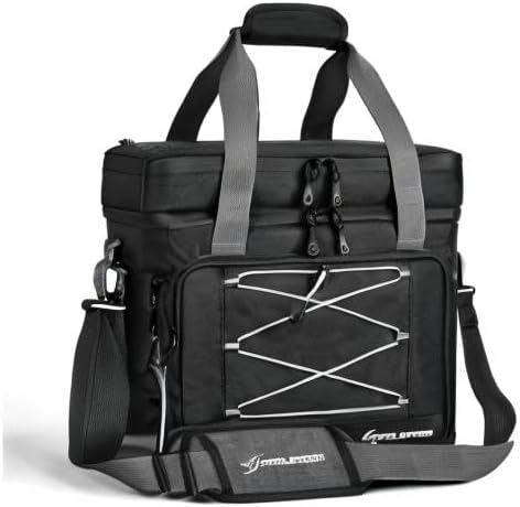 Maelstrom Portable Collapsible Soft Cooler Bag – 24/30/60 Cans Double-Deck Leakproof Ice Chest for Beach, Camping & Grocery