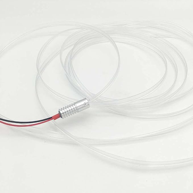 2mm 5meters Car Home LED Ambient Plastic Optic Fiber Light Source Kit Tool Free (110-220V Adapter,Yellow)