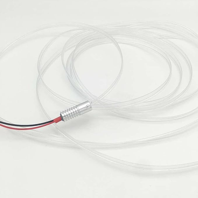 3m/9.8ft 5m/16ft Car Home LED Strip Ambient Light 2mm Plastic Optic Fiber Cable Skirt Tube Kit with 12V LED Light Source Illuminator (Yellow,3m/9.8ft)