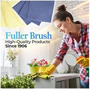 Fuller Brush 182 Specialty Suede Microfiber Cleaning Cloths – 3-Pack – Lint-Free, Non-Abrasive, Reusable & Machine Washable – for Wet or Dry Use on Glass, Wood, Leather & More