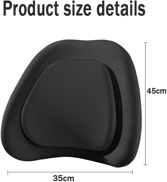 Car Headrest Lumbar Support Cushion for VW Golf VIII VI V IV III II I Mk 8 7 6 5 4 3 R GTE/GTI/GTD/Clubsport 45, Memory Foam Relieve Fatigue Breathable Car Seat Neck Pillow