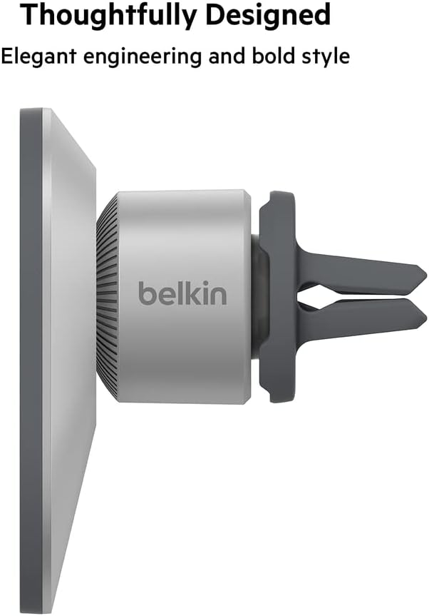 Belkin MagSafe Compatible Car Phone Magnetic Mount, Air Vent Phone Holder for iPhone 12, 12 Pro, 12 Pro Max, 12 Mini