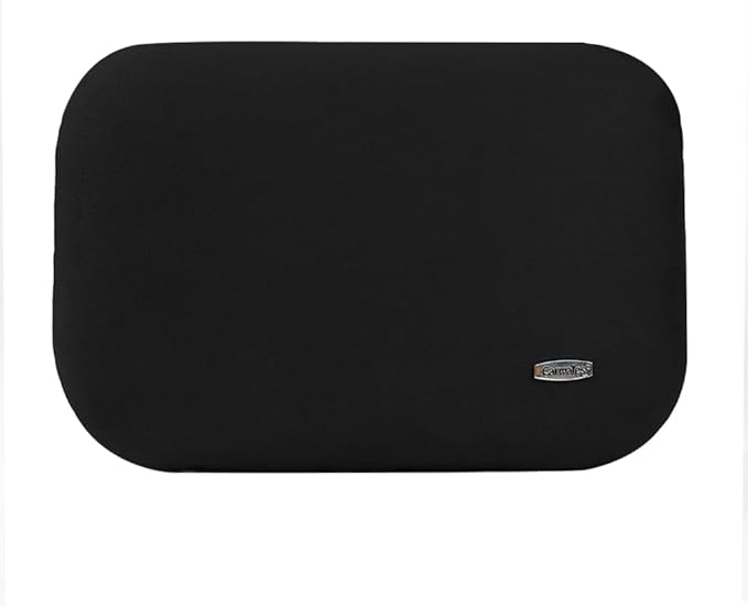 Emulsion Lumbar Support Pillow for Car Driving Seat Relax Soft Lower Back Support Home Office Chair Cushion Desk Accessories Waist Pain Relief Black