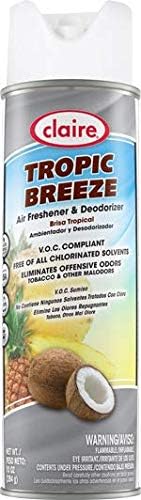 Claire Manufacturing Tropic Breeze Air Freshener & Deodorizer, Hazy, 10 Oz