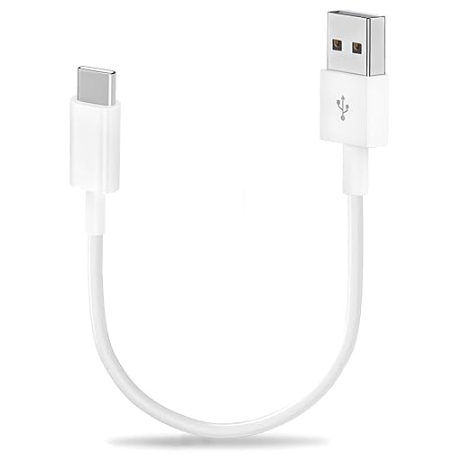 1Ft Short USB A to C Cable for Apple Carplay Cable for iPhone 17/17 Air/16/16e/15 Pro Max Plus Car Charger Charging Cord