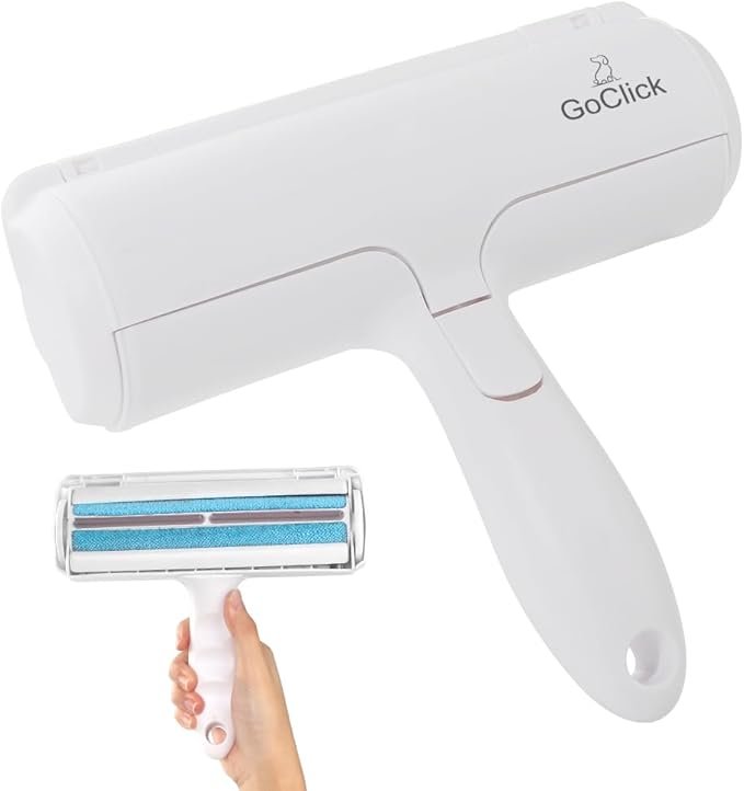 The GoClick Roller Pet Hair Removal Tool effortlessly removes dog and cat hair from furniture, clothes, and more. Durable, easy to use, and built for a cleaner, fur-free home.