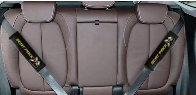 Pair Car Seat Shoulder Comfortable Driving Safety Belt Cushion Pad for Scatpack Super Bee
