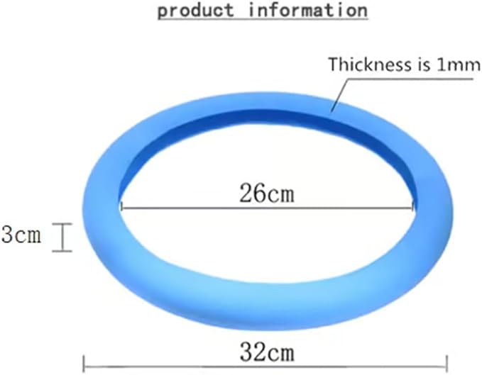 Car Steering Wheel Protective Cover, Silicone Steering Wheel Cover Grip, Cool Non-Slip Thin Steering Wheel Protector, Stretchy, Silent, Fits 13/14/15/16 inch Wheels (Light Gray)