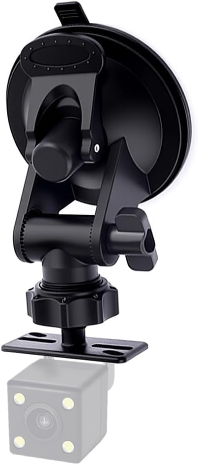 IHOTDER Dash Cam Mount - 360°Rotatable Portable Device Mount for Most Dash Cams & Rearview Cameras - Fits Car, Truck, SUV, RV, Van - Mini, Waterproof, Sturdy