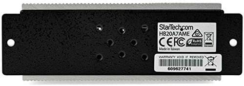 StarTech.com 7-Port USB 2.0 Hub - Metal Industrial USB-A Hub with ESD & 350W Surge Protection - Extended Operating Temp -40 to 185°F - Din Rail/Wall/Desk Mountable - USB Expander Hub, TAA
